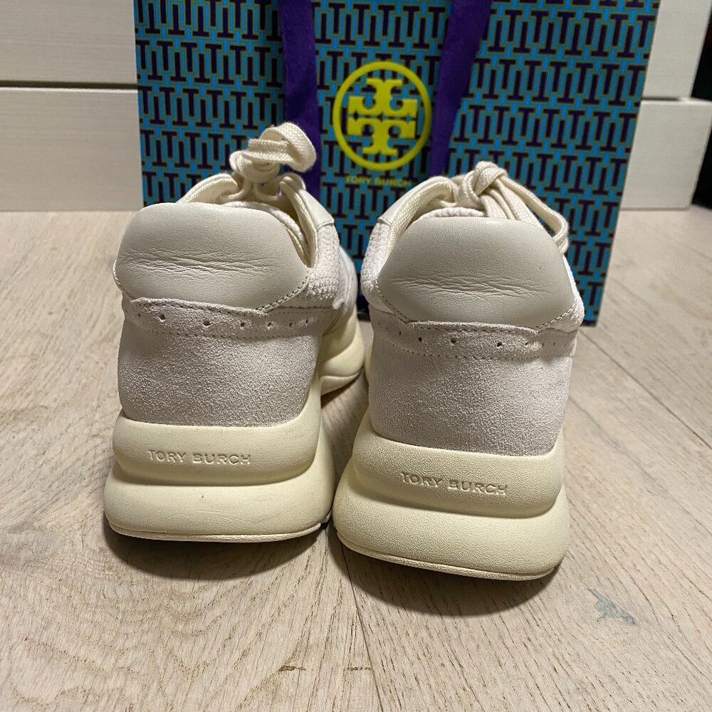 Tory Burch Cream/Off-White Women's Sneakers - Picture 7 of 13